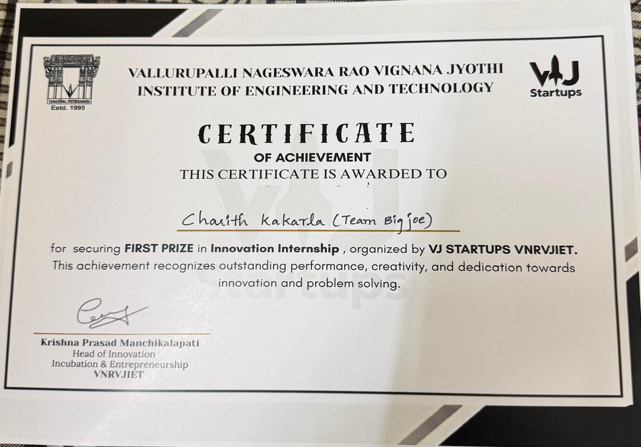 Innovation Internship